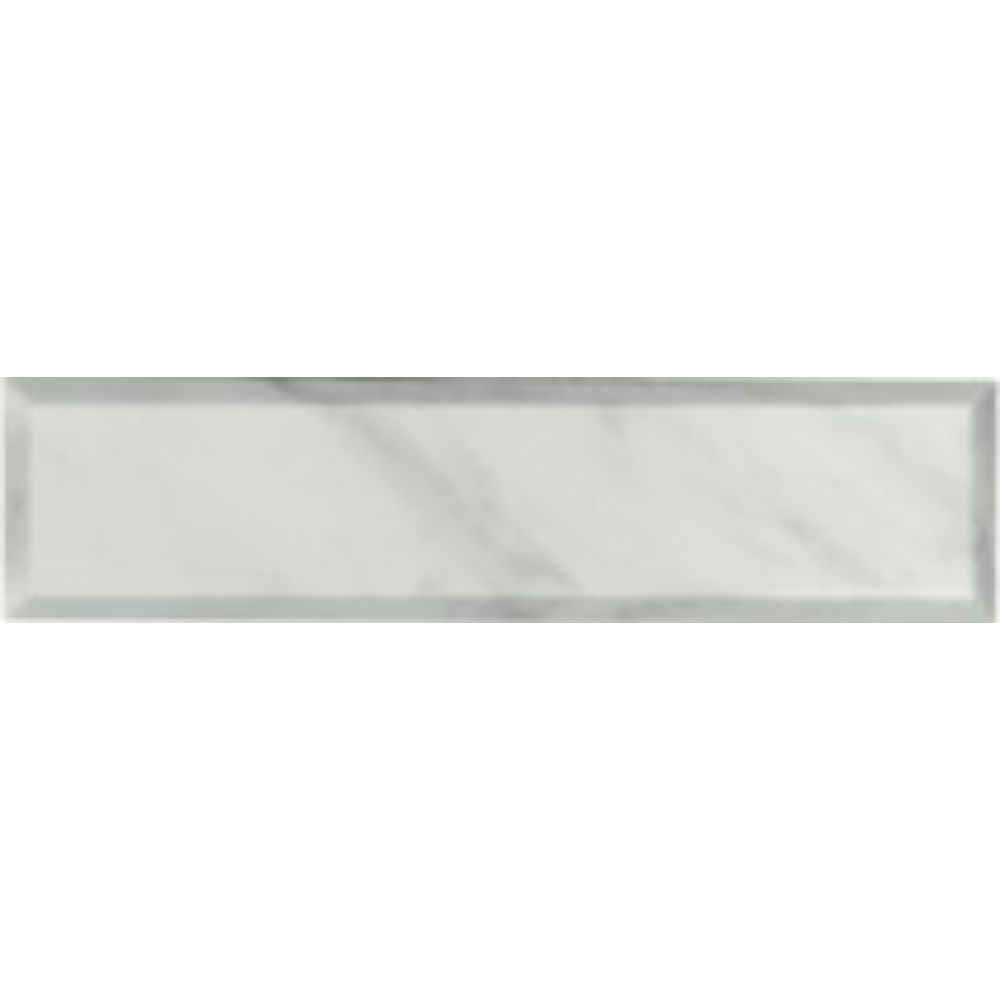Belluno Designs HIGHEAST-312 Eastern White 3" x 12" High Beveled Polished Wall Tile
